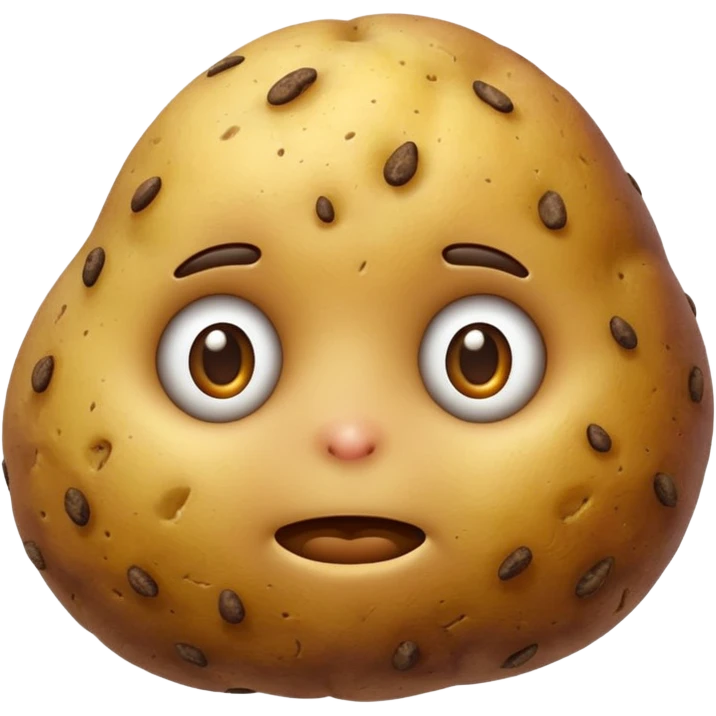POTATO WITH NO FFACE emoji