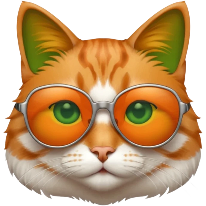 Cat wearing sunglasses emoji