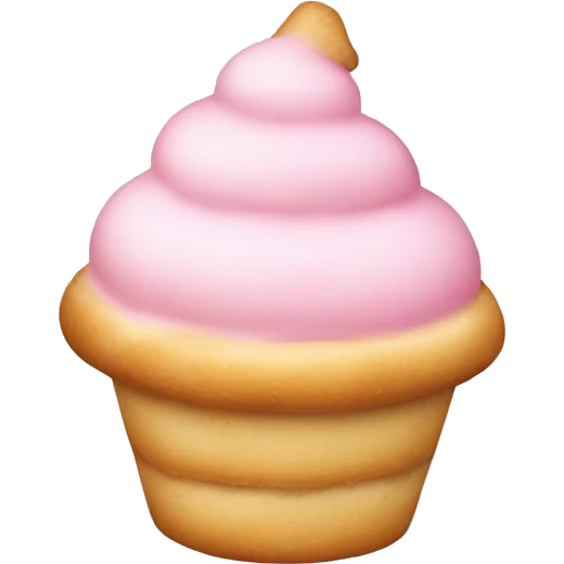 Light pink Christmas pastry emoji
