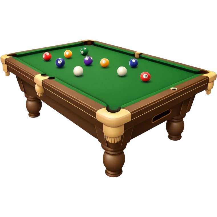 Billiards table emoji