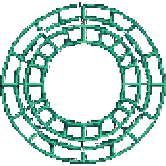network in a circular form emoji