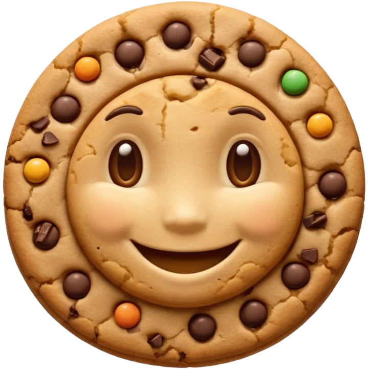 cookie human shape emoji