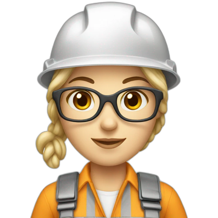 white girl surveyor emoji