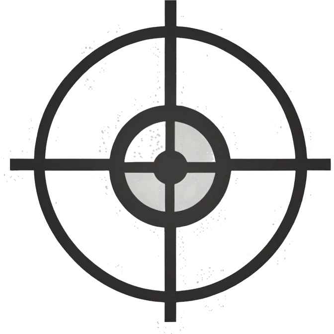 crosshairs emoji