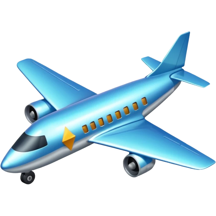 Que el avión esté adentro de un triángulo  emoji