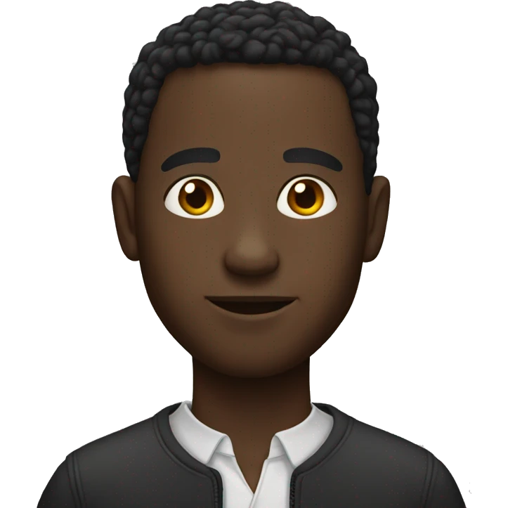 black man emoji