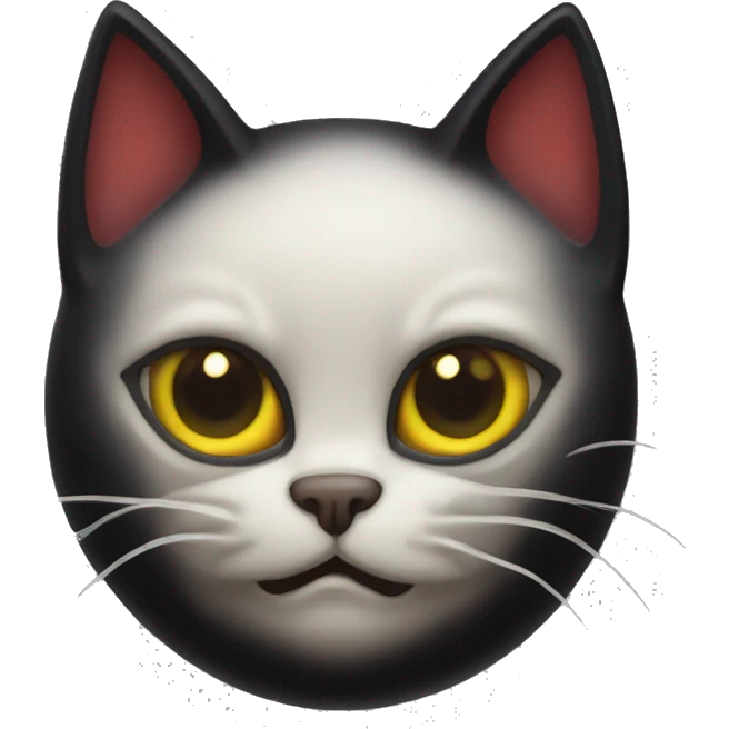 Devil black cat emoji
