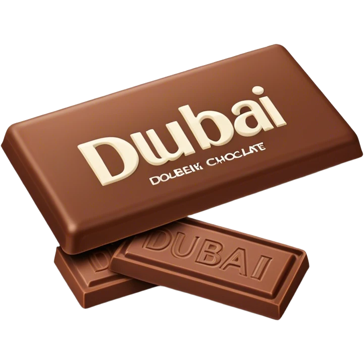 Dubai çıkolatası emoji