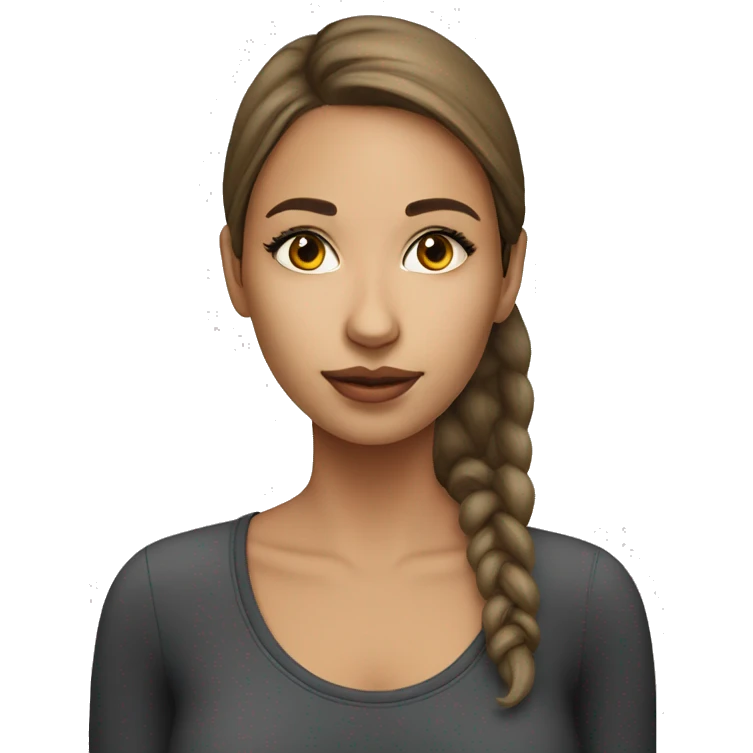 Girl after rhinoplasty  emoji