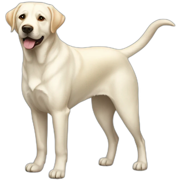 white lab whole body emoji