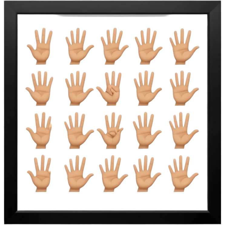 sign language for "a" to "z" for as per sign language emoji