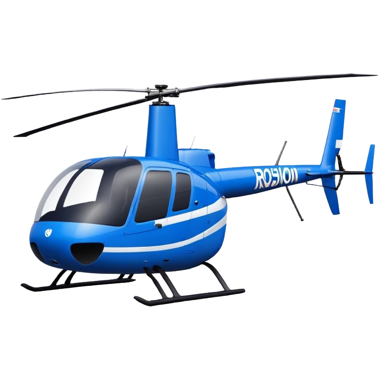 Robinson R44 - Robinson Helicopter Company (Model Year: 2021) (Iconic colour: Blue) emoji