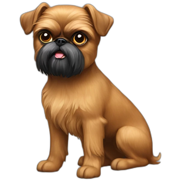 brussels griffon dog emoji
