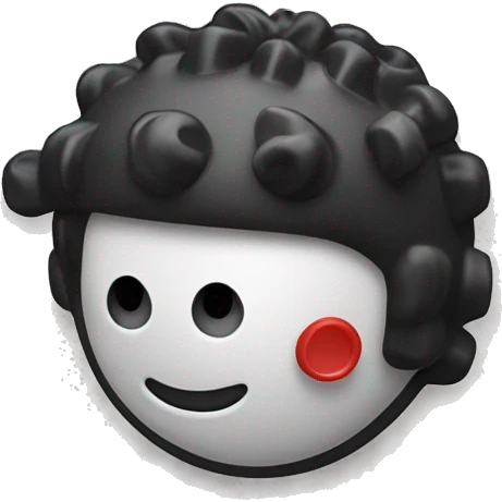 Velcro Curler made of plastic emoji