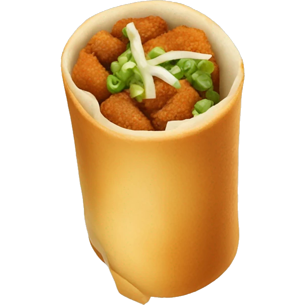 Lumpia spring roll emoji