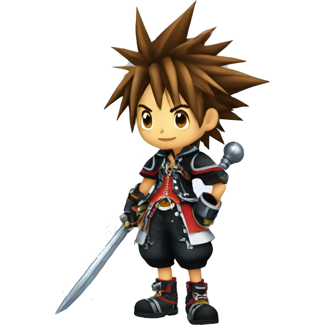 Sora Kingdom Hearts 1 emoji