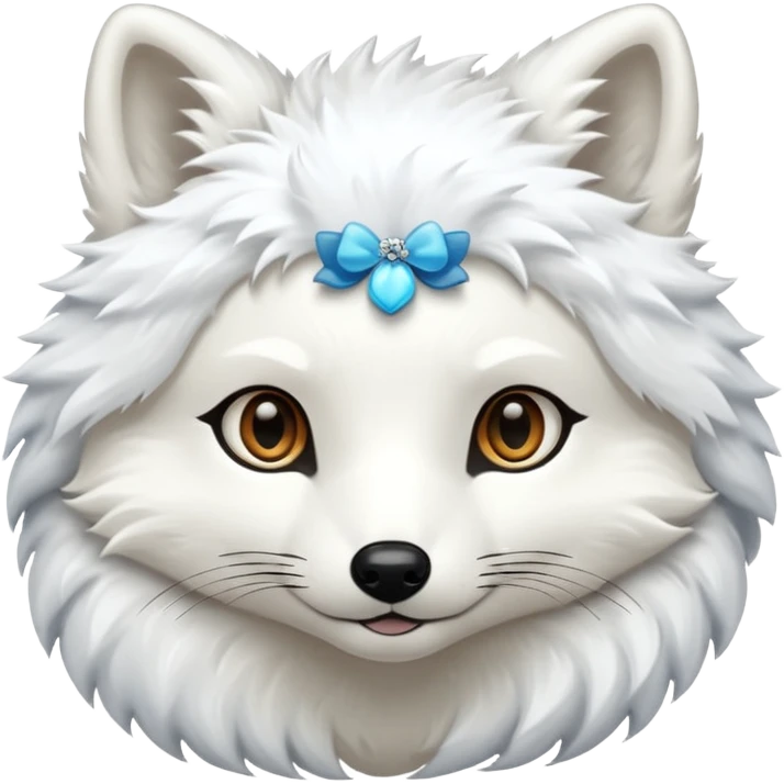 A white fur coat emoji