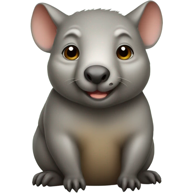 cute little wombat emoji