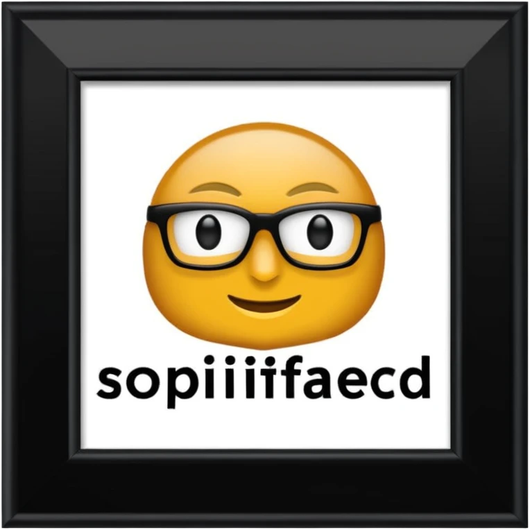 I mant an emoji which i can upload to slack which just says the words "sophisticated kanack" emoji