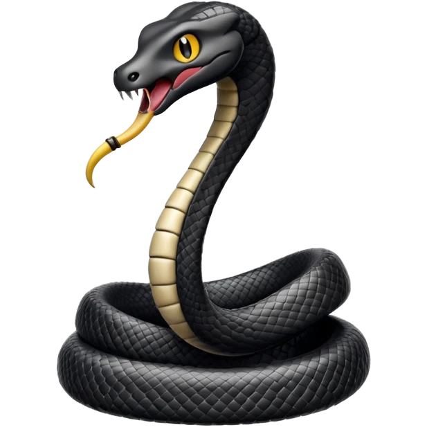 uma lamparina tradicional branca   com uma cobra  preta em volta  emoji