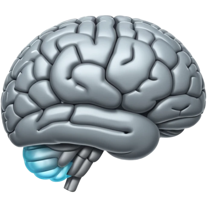 Translucid brain emoji