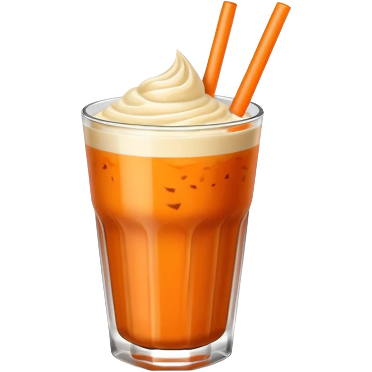 Thai tea emoji