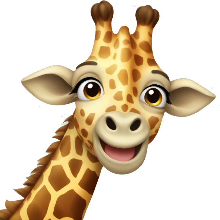 happy giraffe  emoji