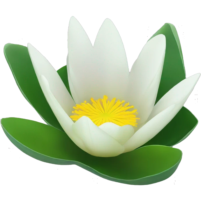 unbloomed waterlily emoji