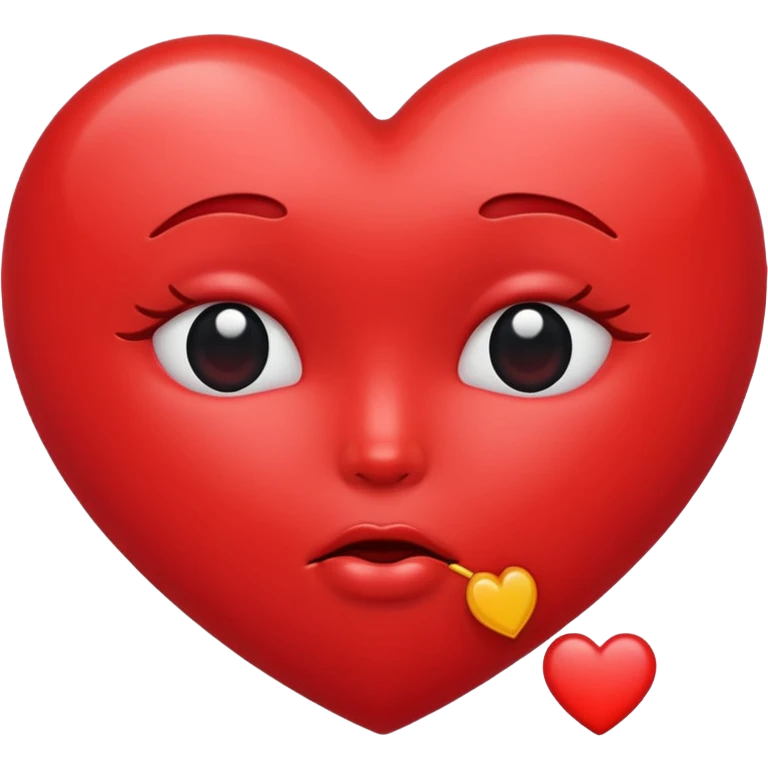 Heart Kissy face emoji
