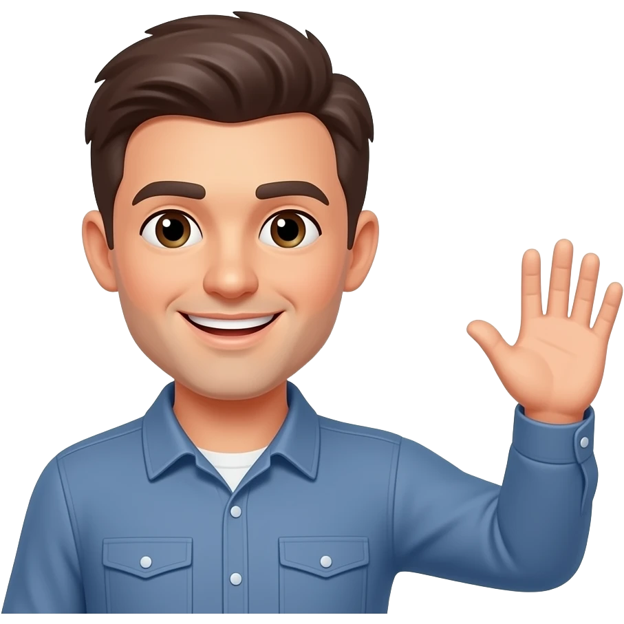 Make a emojie for Hi Bro emoji