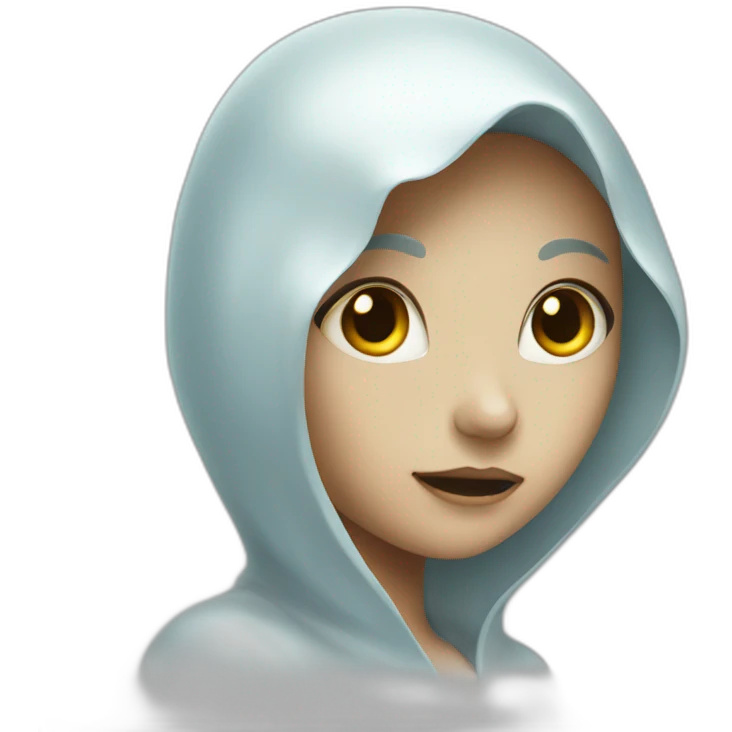 girl ghost emoji