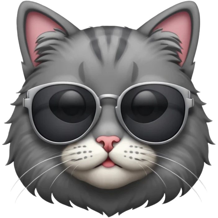 Cat wearing sunglasses emoji