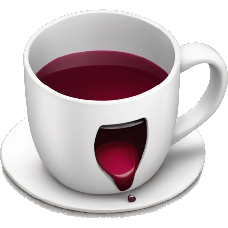 wine in a mug emoji