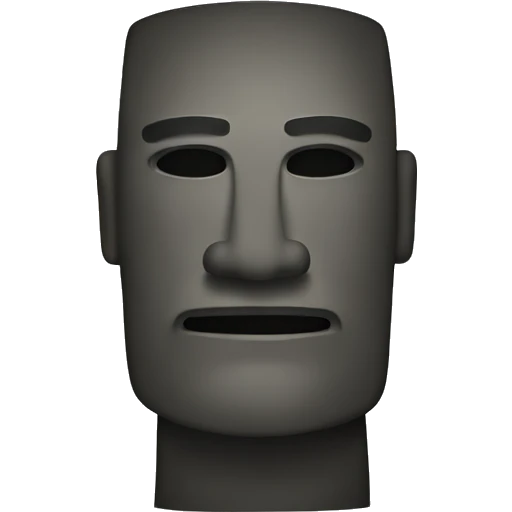 Moai con s emoji
