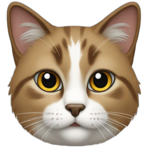 Cat snowshoe emoji