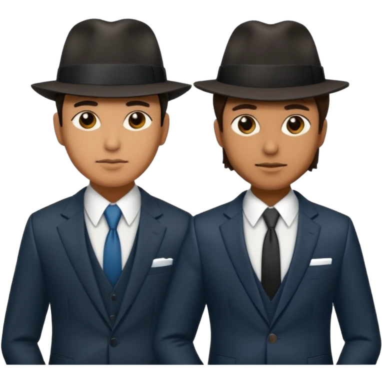 A gangster couple  emoji