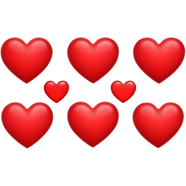 5 hearts emoji