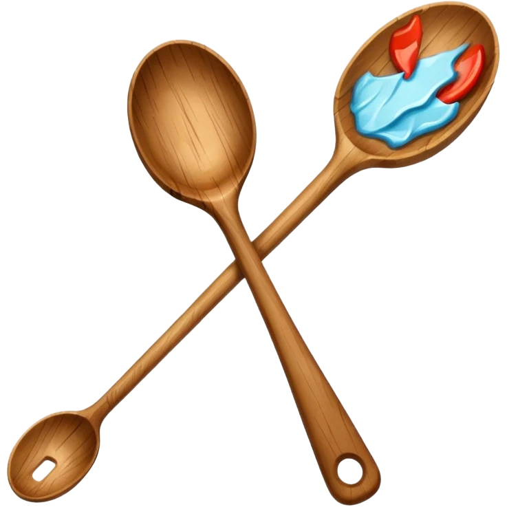 non reusable wooden spoon emoji