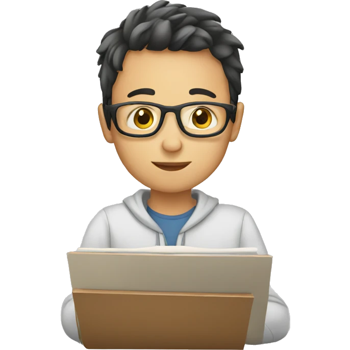 Studying online emoji