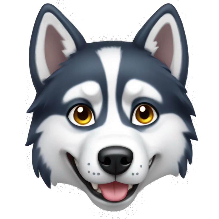 husky dog emoji