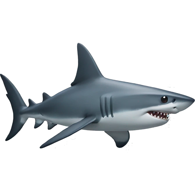 Shark has wings emoji