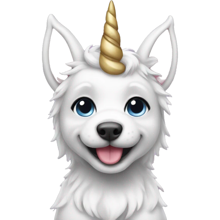 Unicorn puppy emoji