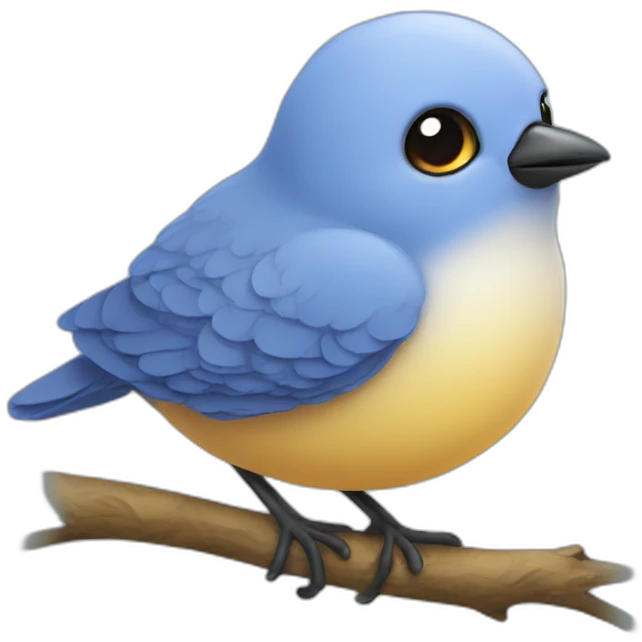 little Cute Bird  emoji