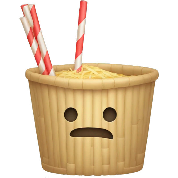 Straw  emoji