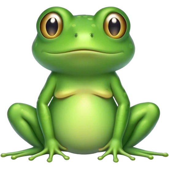 Pregnant Frog emoji