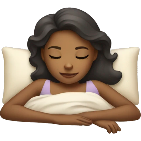 Girl sleeping emoji