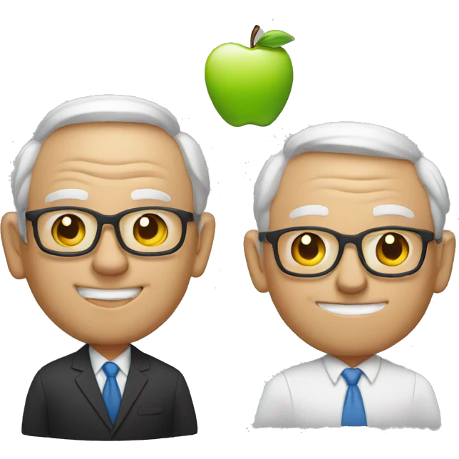 BUFFETT AND APPLE emoji
