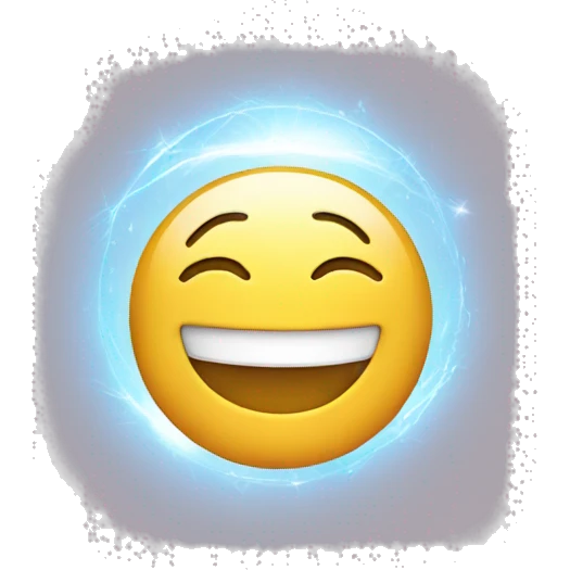 Smile face with halo emoji