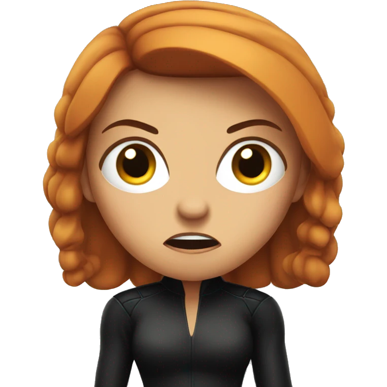 Black Widow angry emoji