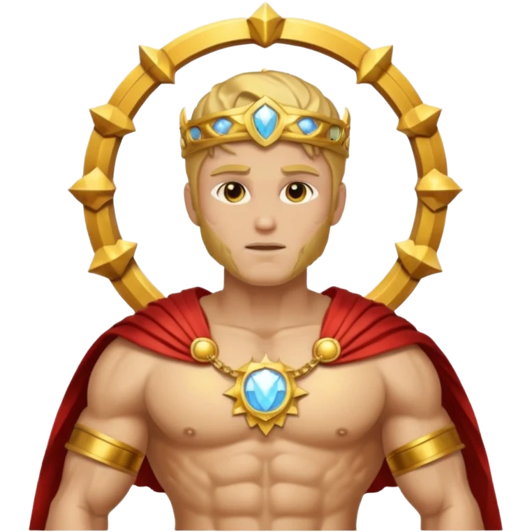 The image of Sol Invictus, God from Roman Aurelian cult emoji
